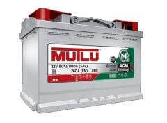 80Ah Mutlu Akü AGM 800EN (Start-Stop)