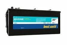 12 Volt 200 Ah 1050EN İnci Marine