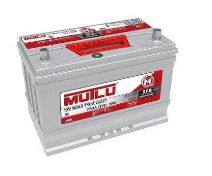 12 Volt 90 Ah Mutlu 720EN Yüksek-Ters