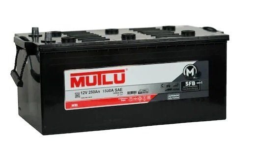 12 Volt 250 Ah Mutlu SHD Duble Kapak 1450EN