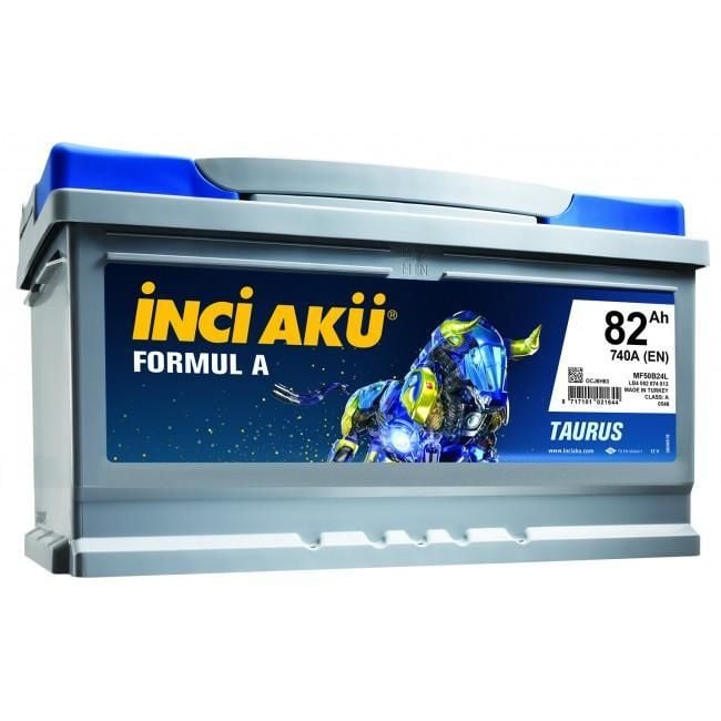 12 Volt 82 Ah 740EN İnci Formul A Taurus