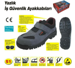 414 S1 Yazlık İş Ayakkabısı Çelik Burun No:43