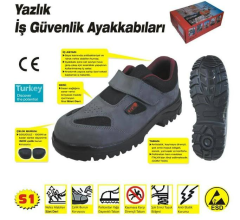 414 S1 Yazlık İş Ayakkabısı Çelik Burun No:42