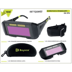 Baymax Max-Weld BX-3200 Colormatik Kaynakçı Gözlüğü