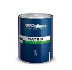 Polisan Matrix 020 Mat Sentetik Boya Siyah 0,75 lt