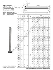 Metal Enjeksiyon Silindir Başlı İtici Pim - SİYAH 18 - 100