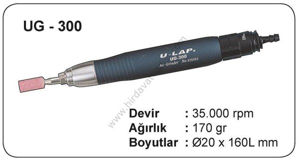 Havalı Taşlama 3-6 mm Pensli UG-300