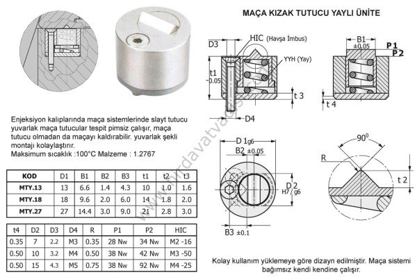 Maça Kızak Tutucu