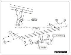 AUDI A3 SEDAN 05/2013-07/2016 MODEL YILI ARASI ORİS ÇEKİ DEMİRİ