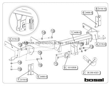 CHEVROLET CAPTİVA 2006-2011 MODEL YILLARI ARASI ORİS ÇEKİ DEMİRİ