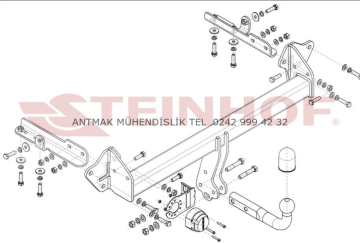 SUBARU XV 2 2017 MODEL ÜZERİ STEINHOF ÇEKİ DEMİRİ