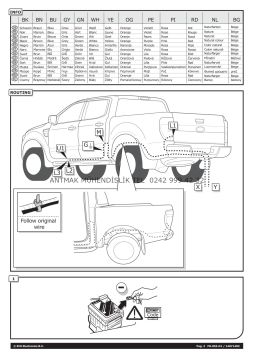 FORD RANGER 2012-2022 MODEL YILLARI ARASI 13 PİNLİ ORİJİNAL ELEKTRİK TESİSATI