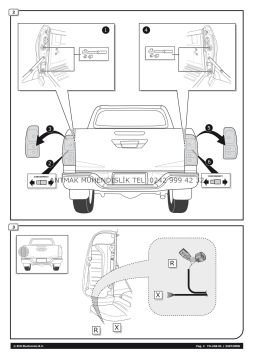 TOYOTA HILUX 2016 MODEL ÜSTÜ 13 PİNLİ ORİJİNAL ELEKTRİK TESİSATI