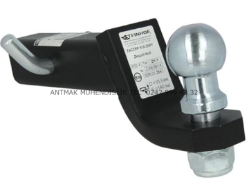 KARE BAĞLANTILI KISA ÇEKİ DEMİRİ TOPUZU 50 mm