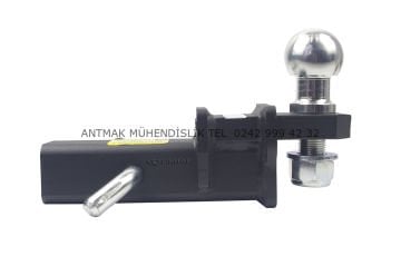 KARE BAĞLANTILI ÇEKİ DEMİRİ TOPUZU KISA TİP 50 mm