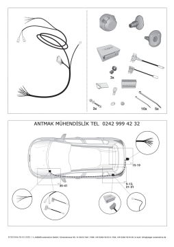 PEUGEOT 2008 2020 MODEL ÜSTÜ 7 PİNLİ ORİJİNAL ELEKTRİK TESİSATI
