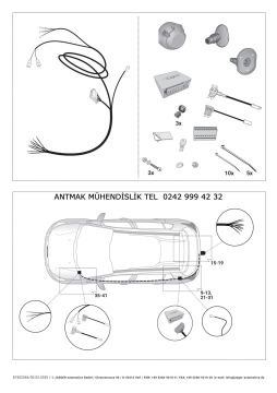 CİTROEN C5 AİRCROSS, C4 III, C4 X 2019 MODEL ÜSTÜ 7 PİNLİ ORİJİNAL ELEKTRİK TESİSATI