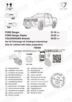 VOLKSWAGEN AMAROK 2023 MODEL ÜSTÜ 13 PİNLİ ORİJİNAL ELEKTRİK TESİSATI
