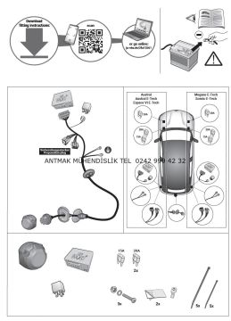 RENAULT MEGANE E-TECH 2022 MODEL YILI ÜZERİ 13 PİNLİ ORİJİNAL ELEKTRİK TESİSATI