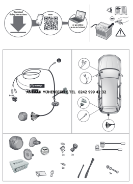VOLKSWAGEN GOLF VII 2012-2020 MODEL YILLARI ARASI ÜZERİ 13 PİNLİ ORİJİNAL ELEKTRİK TESİSATI