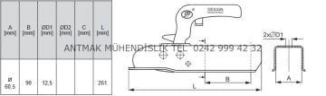 60 MM PROFİLE 1300 KG' LIK RÖMORK KARAVAN KAPLİNİ