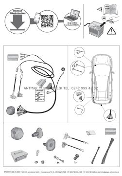 OPEL/CİTROEN/FIAT/PEUGEOT/DS/TOYOTA/JEEP/ ALFA ROMEO UYUMLU 13 PİNLİ ORİJİNAL ELEKTRİK TESİSATI