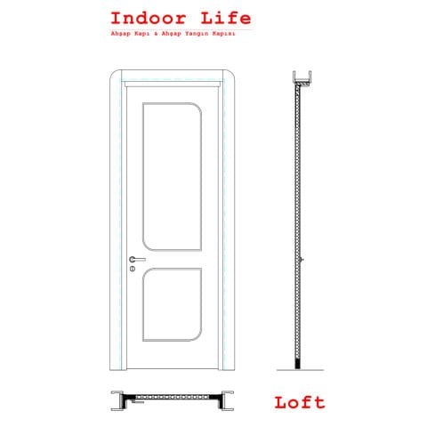 Loft  Model Ahşap Kapı