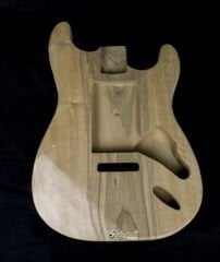 Elektro Gitar Gövdesi Stratocaster Universal Route Türk Cevizi
