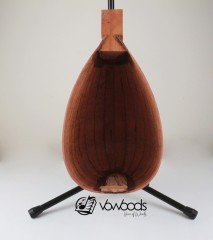 Bağlama Yaprak Tekne Sapelli Pommele Tip 1(Kurtağzı)