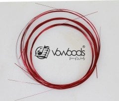 Bağlama Teli 0.20 Aurora Kırmızı