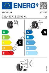 Michelin 225/45R18 95Y xl Pilot sport 4 (71-C-A) dot 2021