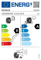 Michelin 235/65R16C 121/119R Agilis 3 (72-B-A) dot 2022