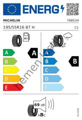 Michelin 195/55R16 87H Primacy 4 S3 (69-A-B) Dot 2023