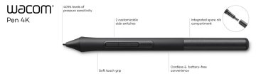 Wacom LP1100K 4K Intuos Tablet Kalemi CTL-4100 & CTL-6100