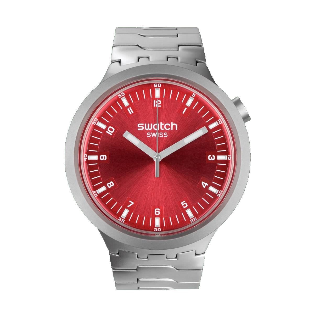 SB07S104G Swatch Big Bold Irony Scarlet Shimmer Erkek Kol Saati SB07S104G