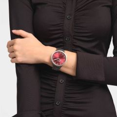 SB07S104G Swatch Big Bold Irony Scarlet Shimmer Erkek Kol Saati SB07S104G