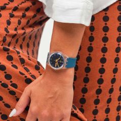 Swatch BLUE AWAY SO28K700-S14 Kol Saati