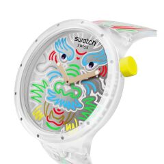 Swatch  DRAGON IN CLOUD  SB05Z102 Kol Saati