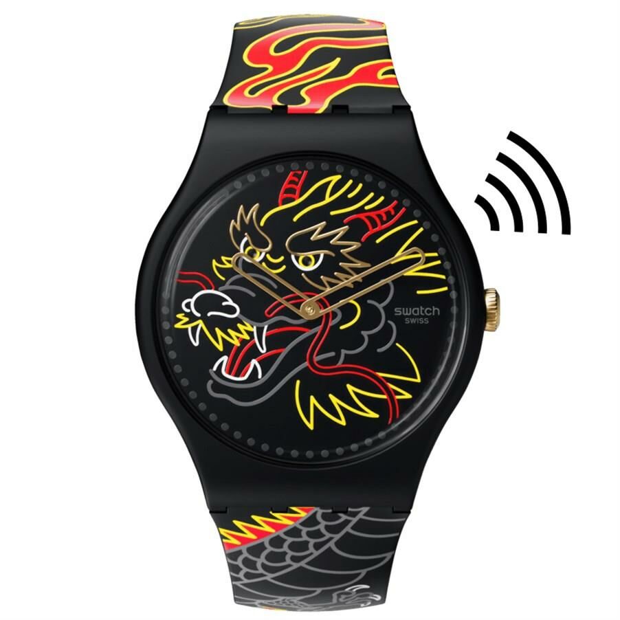 Swatch DRAGON IN WIND PAY! SO29Z137-5300 Kol Saati