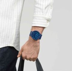 Swatch INDIGO GLOW SB05N113 Kol Saati