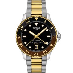 Tissot T1208522205100 Seastar 1000 Quartz GMT Erkek Kol Saati T120.852.22.051.00