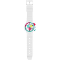 Swatch THE PURITY OF NEON SB06W100 Kol Saati