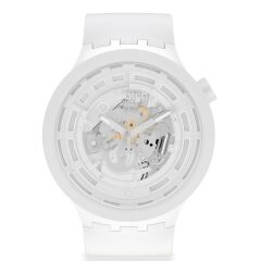 Swatch Big Bold Ceramic C-White Unisex Kol Saati SB03W100