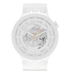 Swatch Big Bold Ceramic C-White Unisex Kol Saati SB03W100
