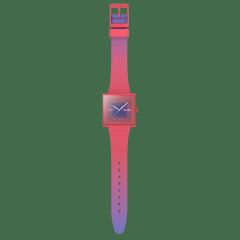 Swatch SQUARELY BERRY SO34R700 Kol Saati