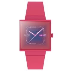 Swatch SQUARELY BERRY SO34R700 Kol Saati