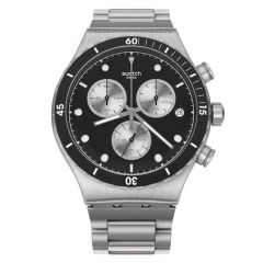 Swatch Dark Irony Erkek Kol Saati YVS487G