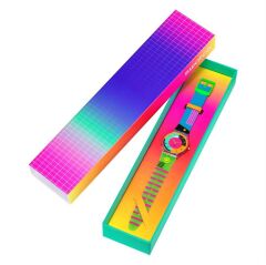 Swatch NEON HOT RACER  SS08K119 Kol Saati