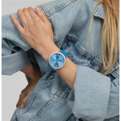 Swatch BLUE IN THE WORKS SB07S115 Erkek Kol Saati
