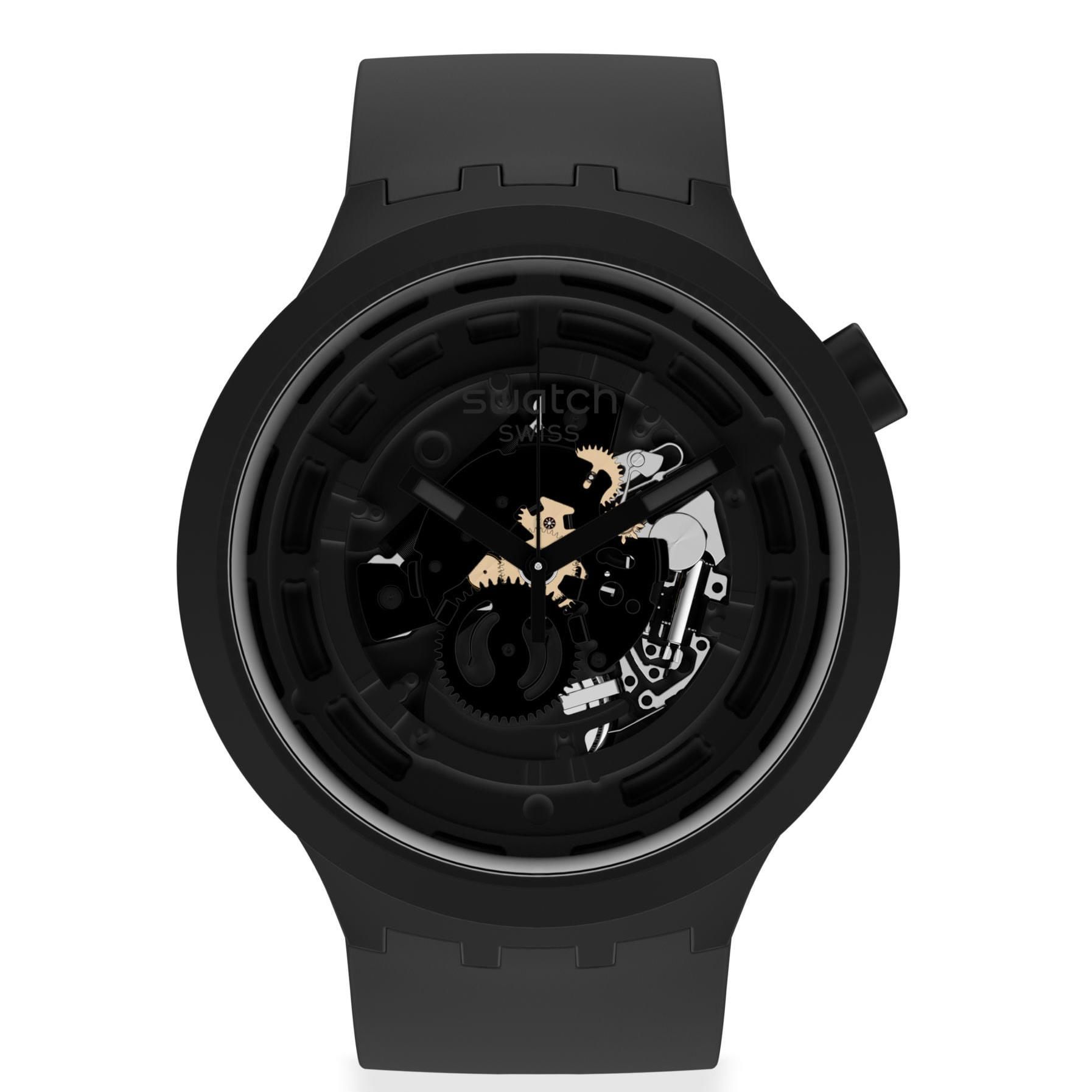 Swatch Big Bold Ceramic C-Black Unisex Kol Saati SB03B100